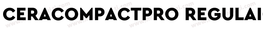 CERACOMPACTPRO REGULAI字体转换